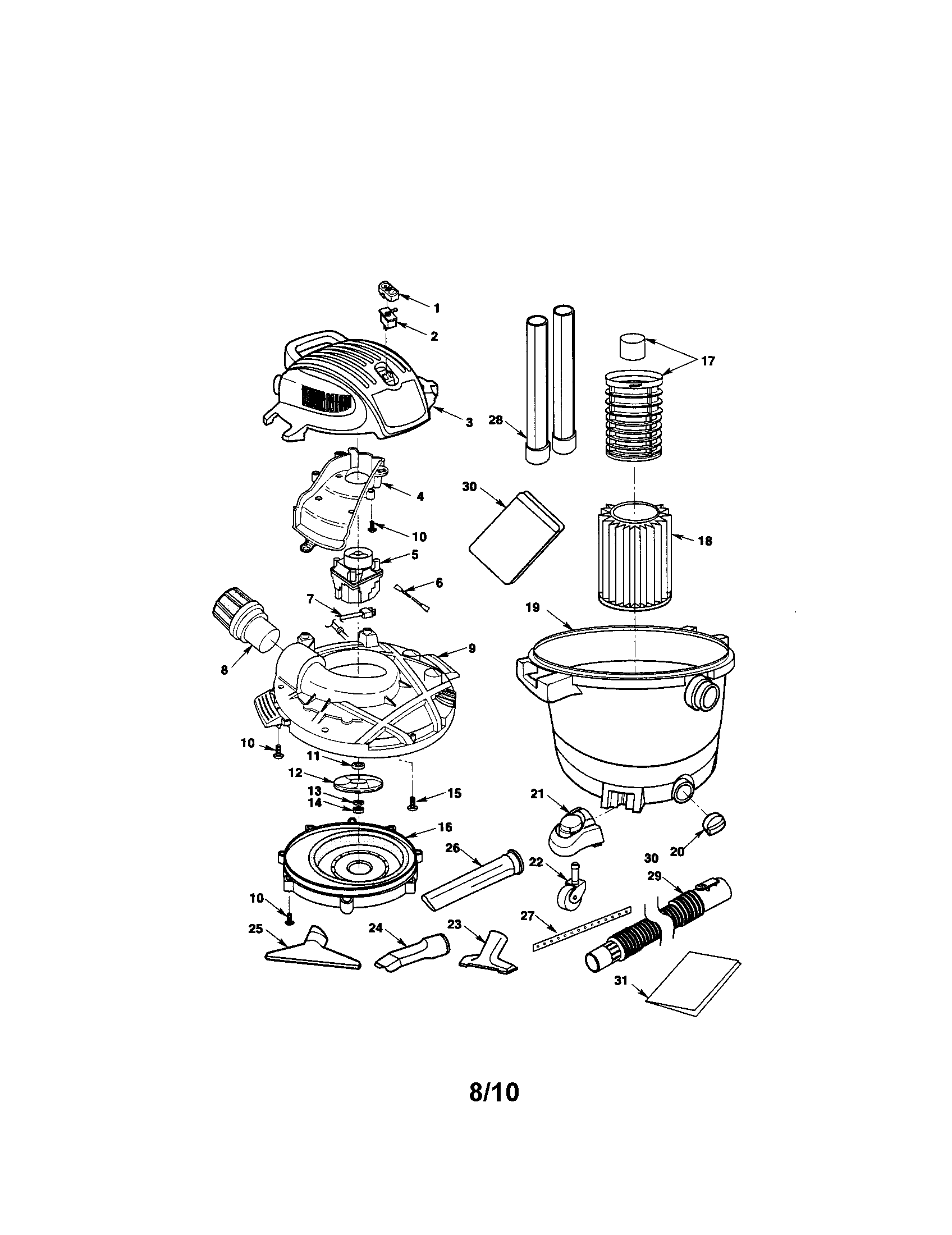 Wet/dry vac