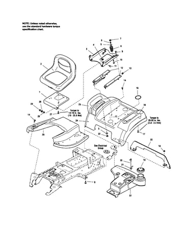 Seat/seat deck