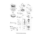 MTD PGT9500 motor-starter/alternator diagram