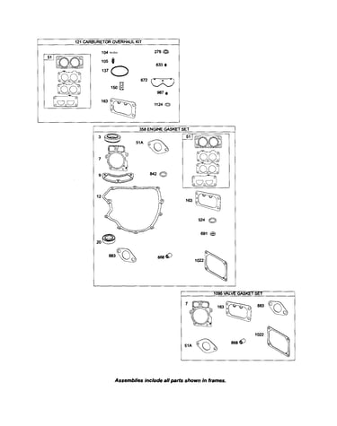 Gasket sets