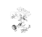 Craftsman 247289800 drive/rear wheels diagram