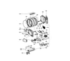 LG DLE0332W drum/motor: electric type diagram