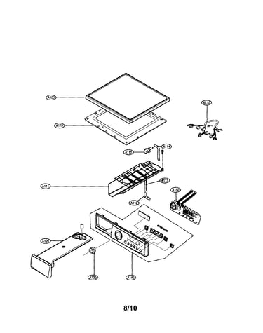 Control panel/top plate