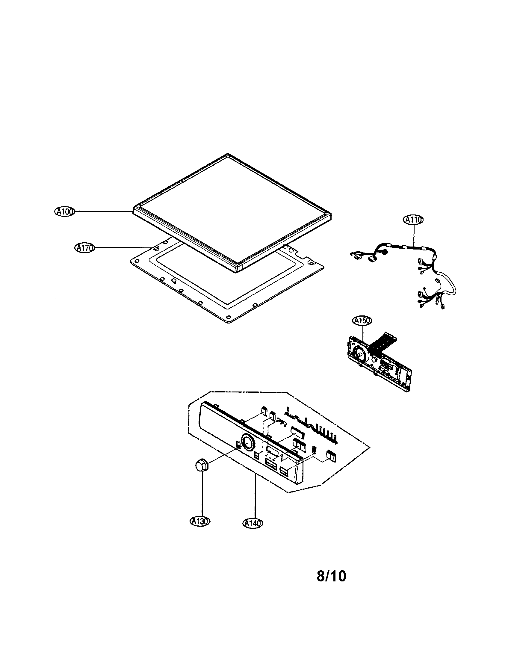Control panel/top plate