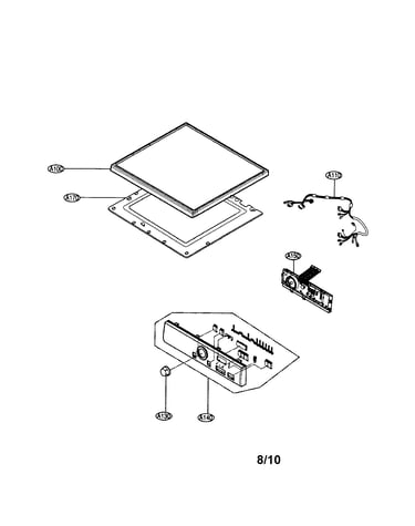 Control panel/top plate
