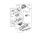LG DLEX2901V panel drawer/guide diagram