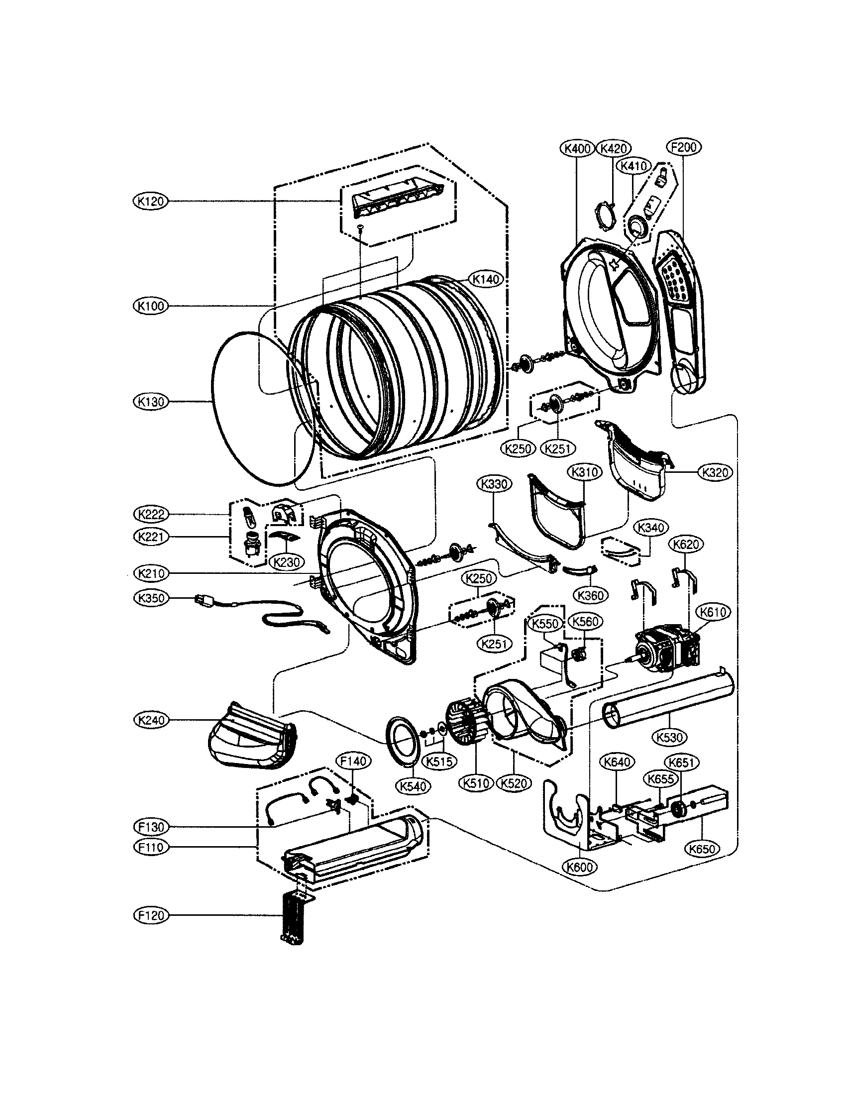 DRUM/MOTOR: ELECTRIC TYPE