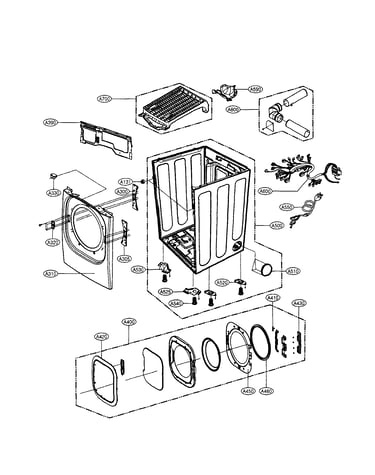 Cabinet/door: gas type