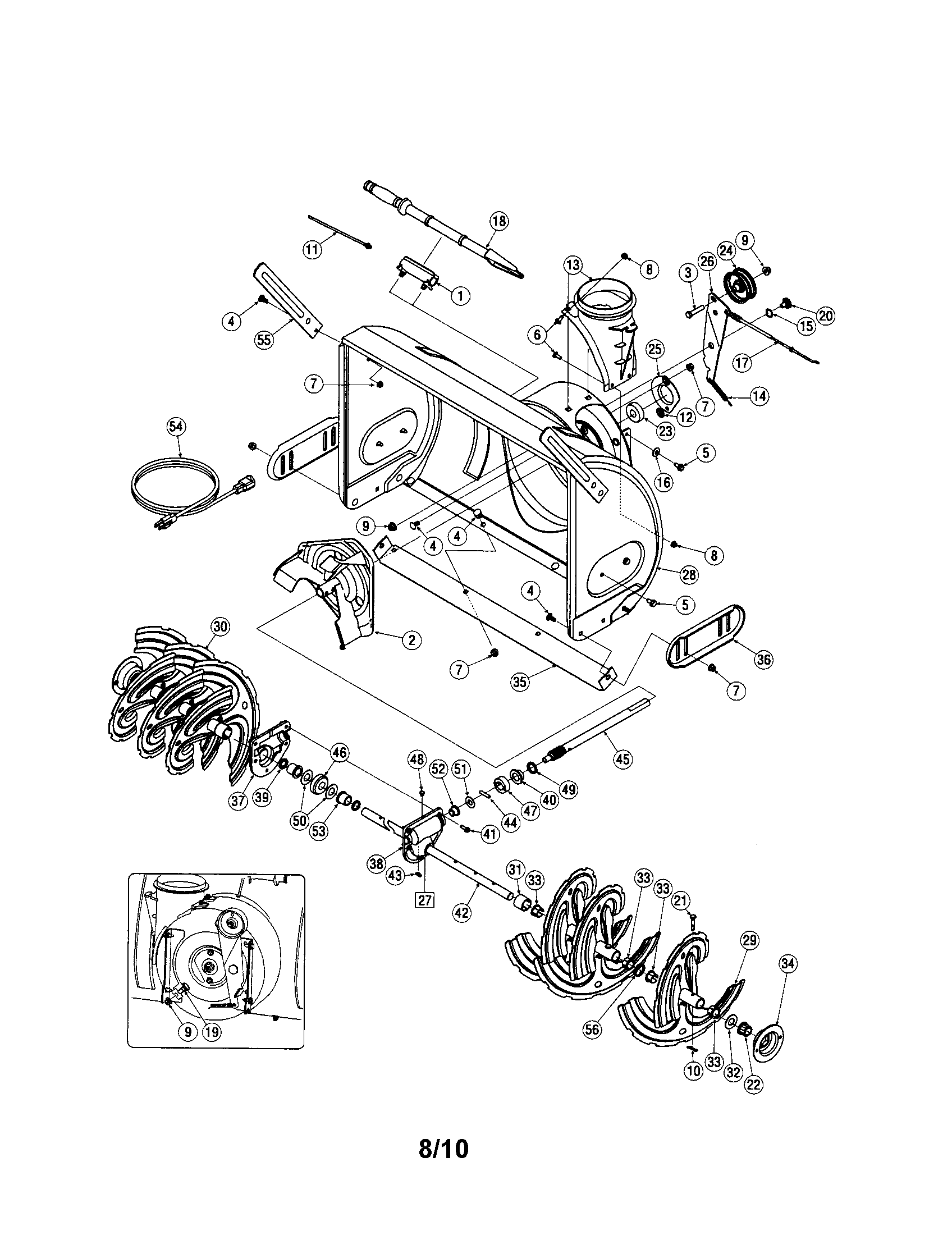 Auger & housing