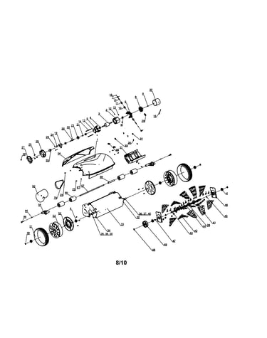 Reel axle/motor/wheels