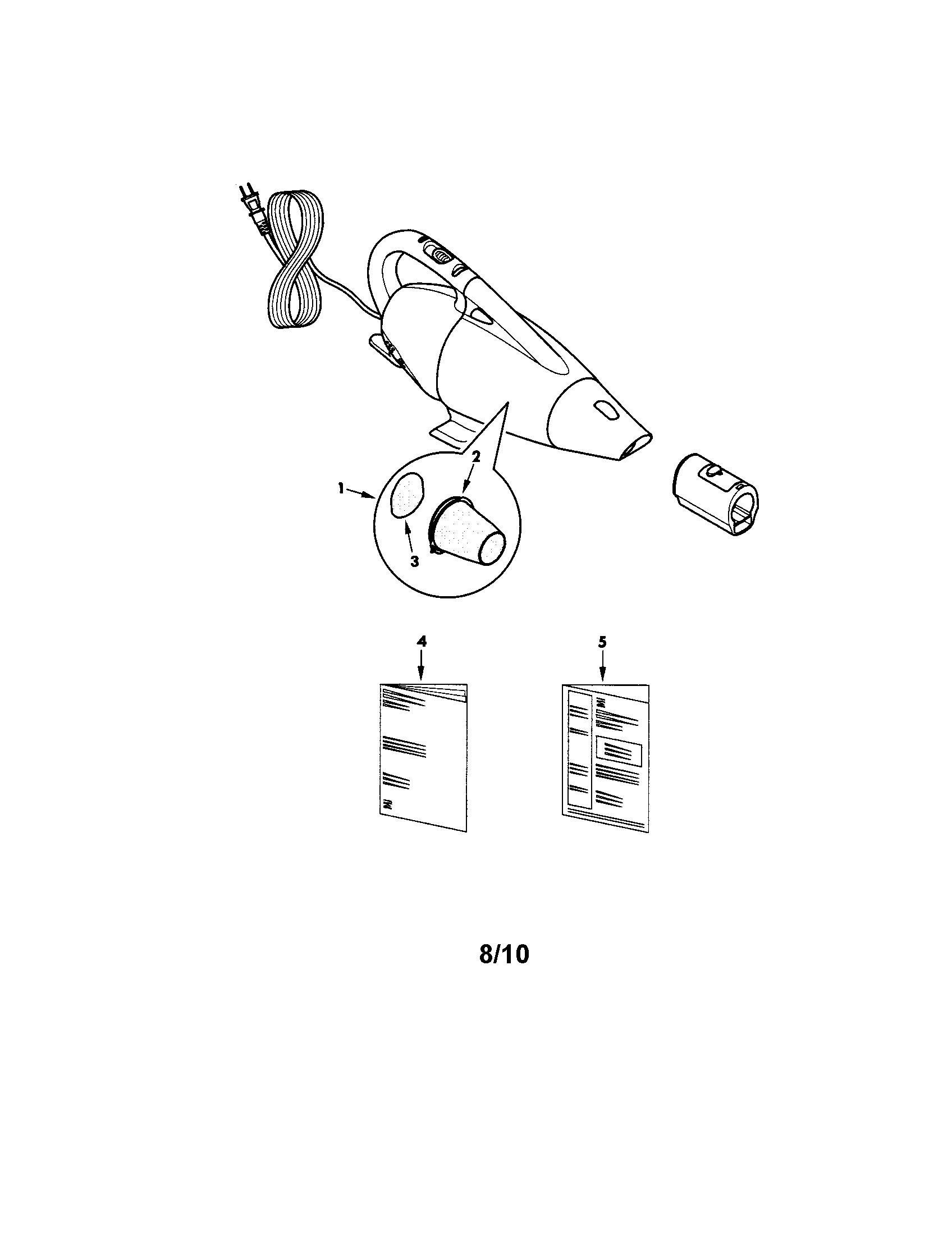 Handheld vacuum cleaner