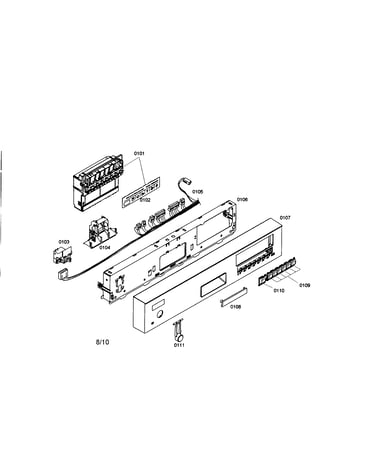 Control module/fascia panel