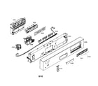 Bosch S35KMK17UC/27 control module/fascia panel diagram