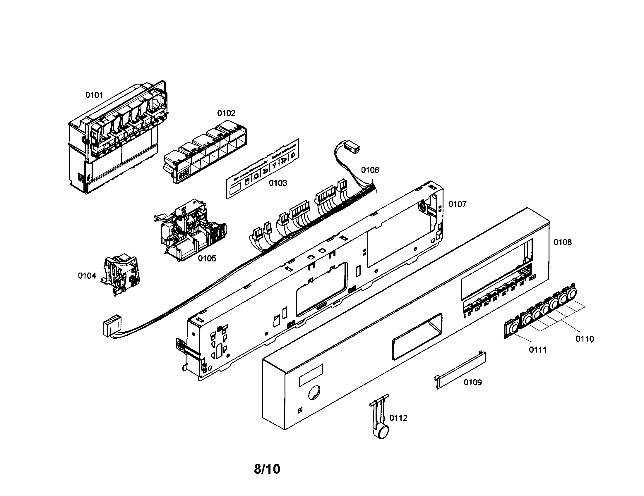 Control module/fascia panel