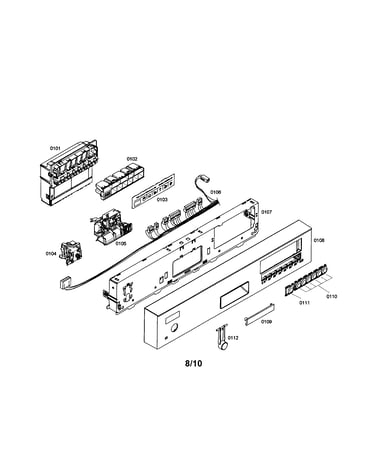 Control module/fascia panel