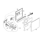 Bosch S35KMK17UC/40 door/dispenser diagram