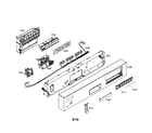 Bosch S35KMK17UC/43 control module/fascia panel diagram