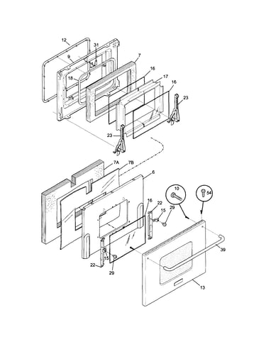 Oven door