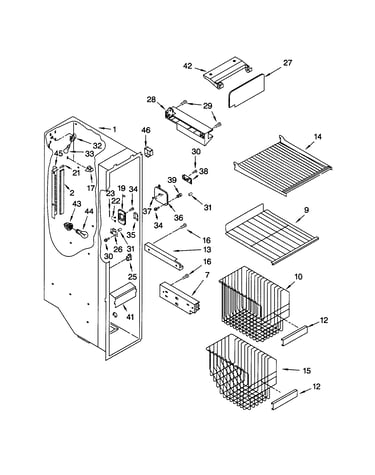Freezer liner