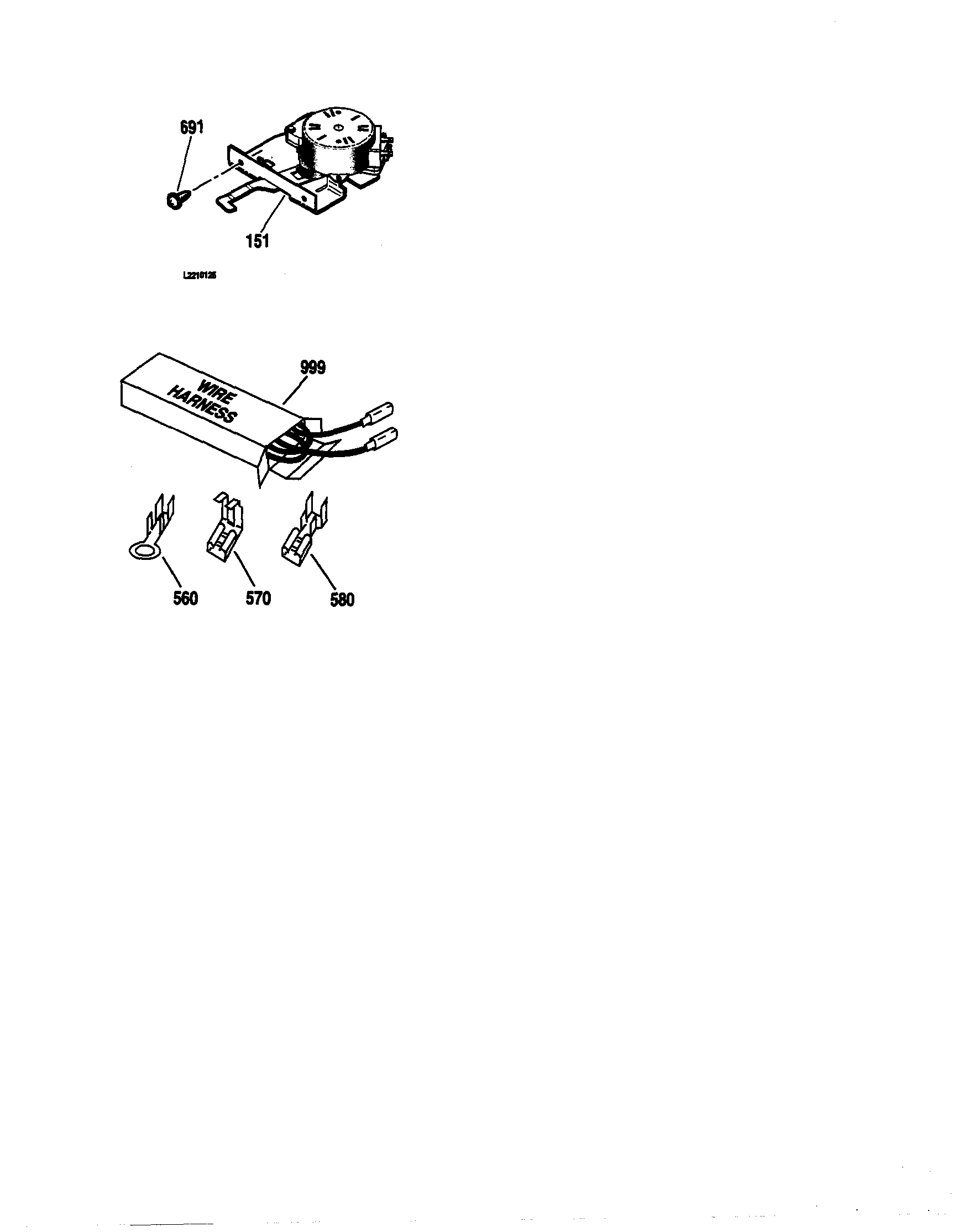 Lock/wire harness