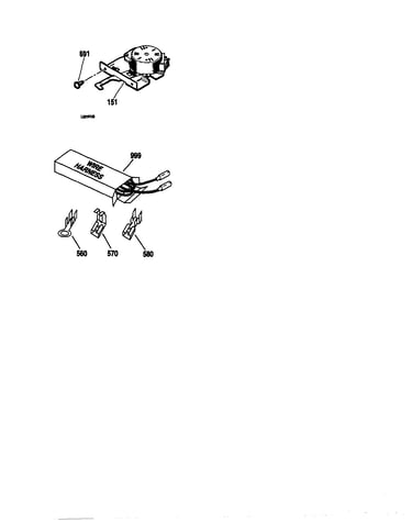 Lock/wire harness