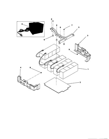 Batteries/charger/guards/clamp
