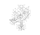 Ariens 916002 mower deck/motors/blades diagram