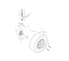 Husqvarna 966455801 wheels/tires diagram