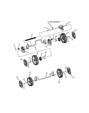 Front & rear wheels