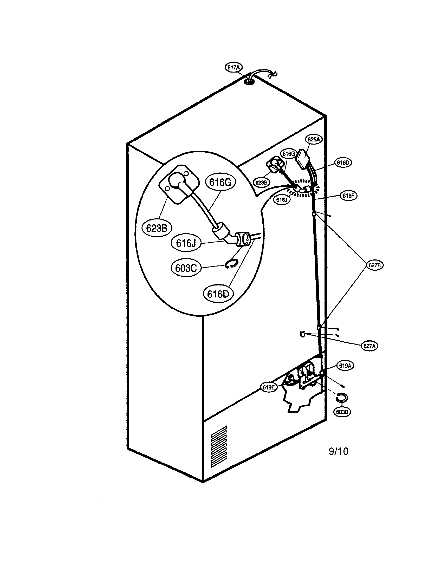 Valve & water tube