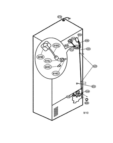 Valve & water tube