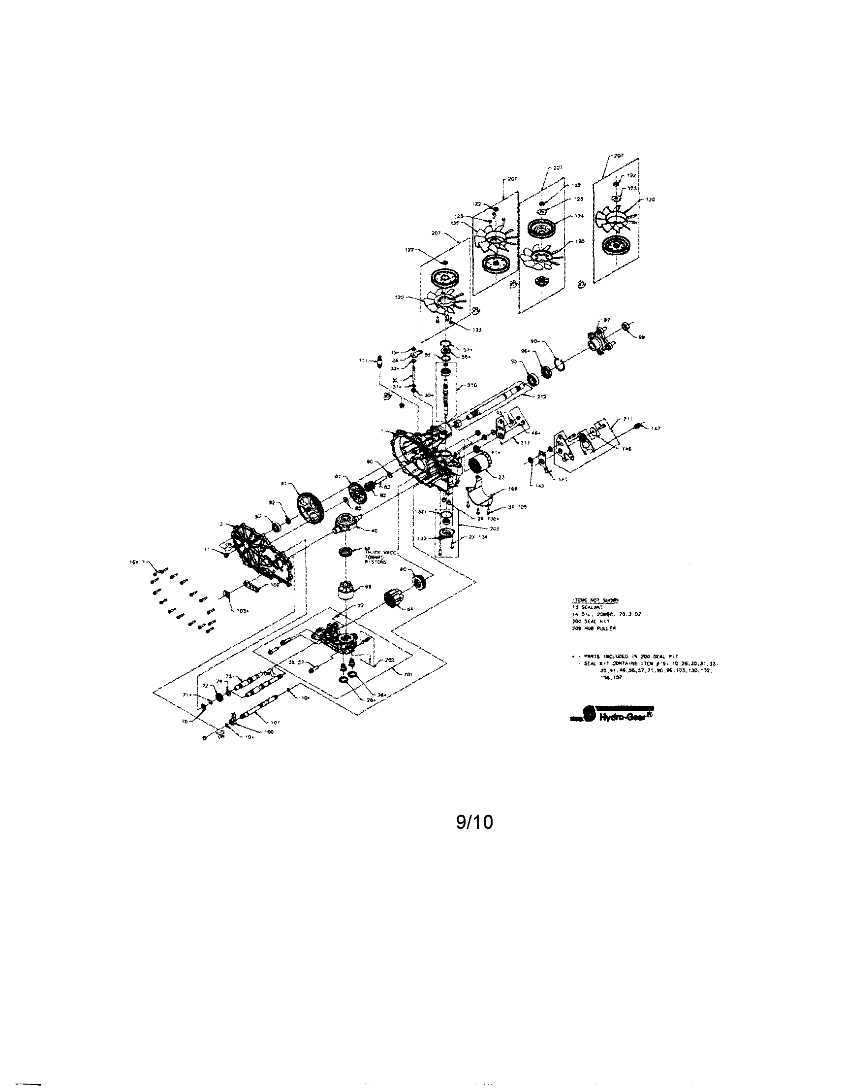 Transaxle-left hand