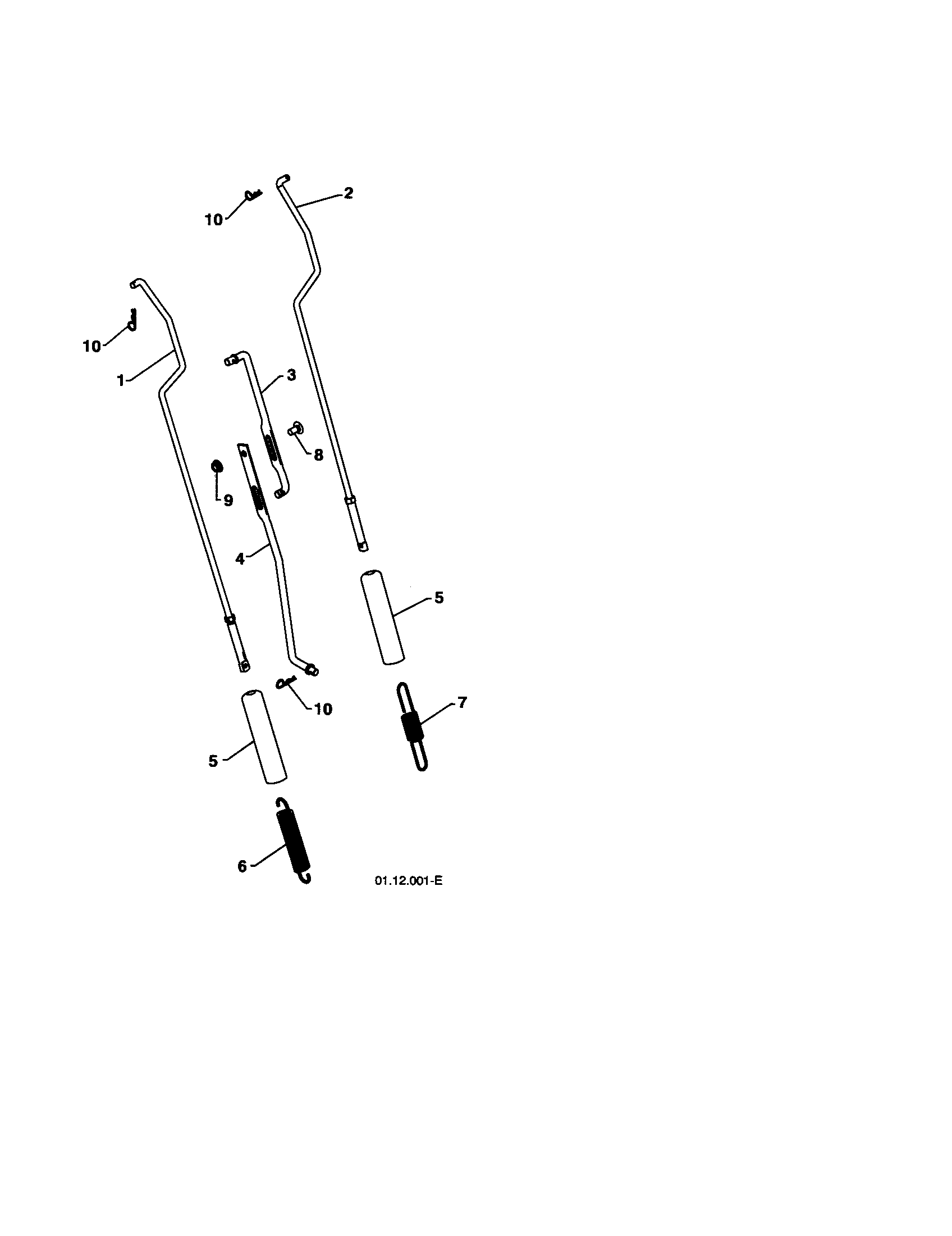 Impeller/traction rod assy