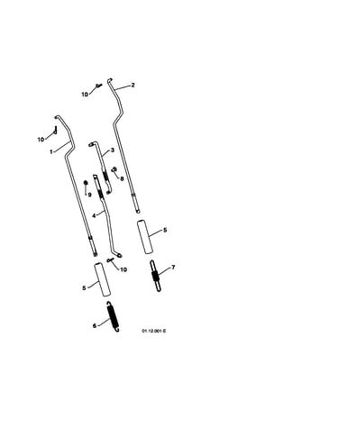 Impeller/traction rod assy