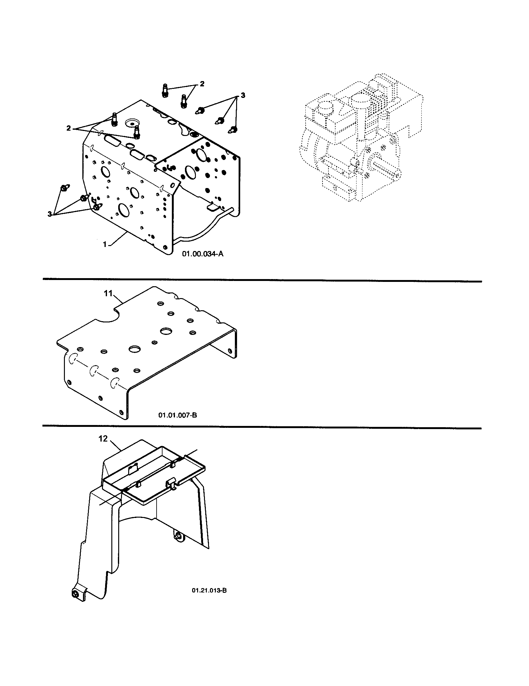 CHASSIS/ENGINE/PULLEYS