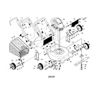 Weed Eater 96132005500 rotary mower diagram