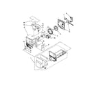 Dacor EF36IWFSSS0 motor & ice container diagram