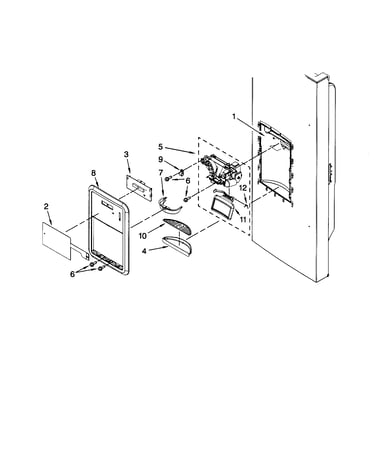 Dispenser front