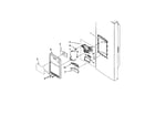 Dacor EF36IWFSSS1 dispenser front diagram