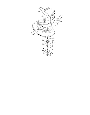42" deck spindle/belt drive