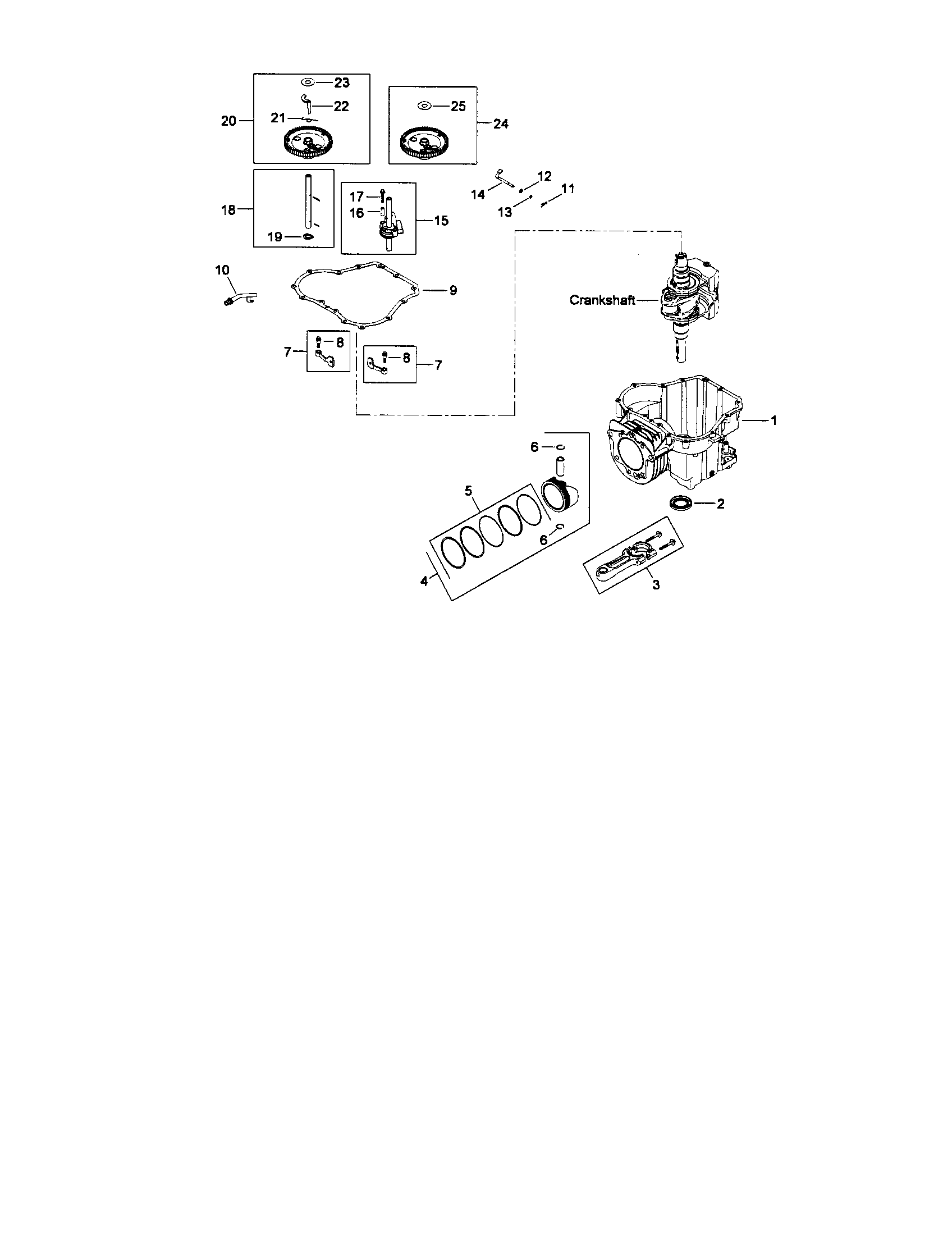 Crankcase assembly