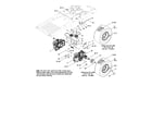 Toro 74360 (310000001 AND UP) hydro traction drive assembly diagram