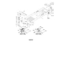 Toro 74366 (310000001-310999999) frame & caster wheel assembly diagram
