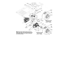 Toro 74366 (310000001-310999999) hydro traction drive assembly diagram