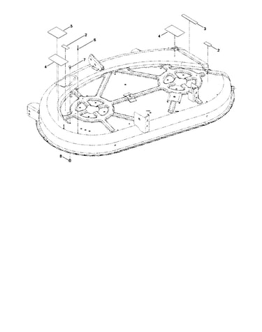 42" deck assembly