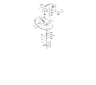 Toro 74366 (310000001-310999999) 42" deck belt drive/spindle/blade diagram