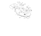 Toro 74376 (310000001-310999999) 50" deck assembly diagram