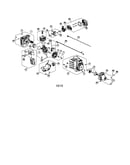 Short block/fuel tank/muffler