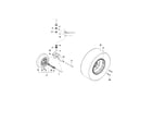 Husqvarna MZ5225ZT-966690501 wheels diagram