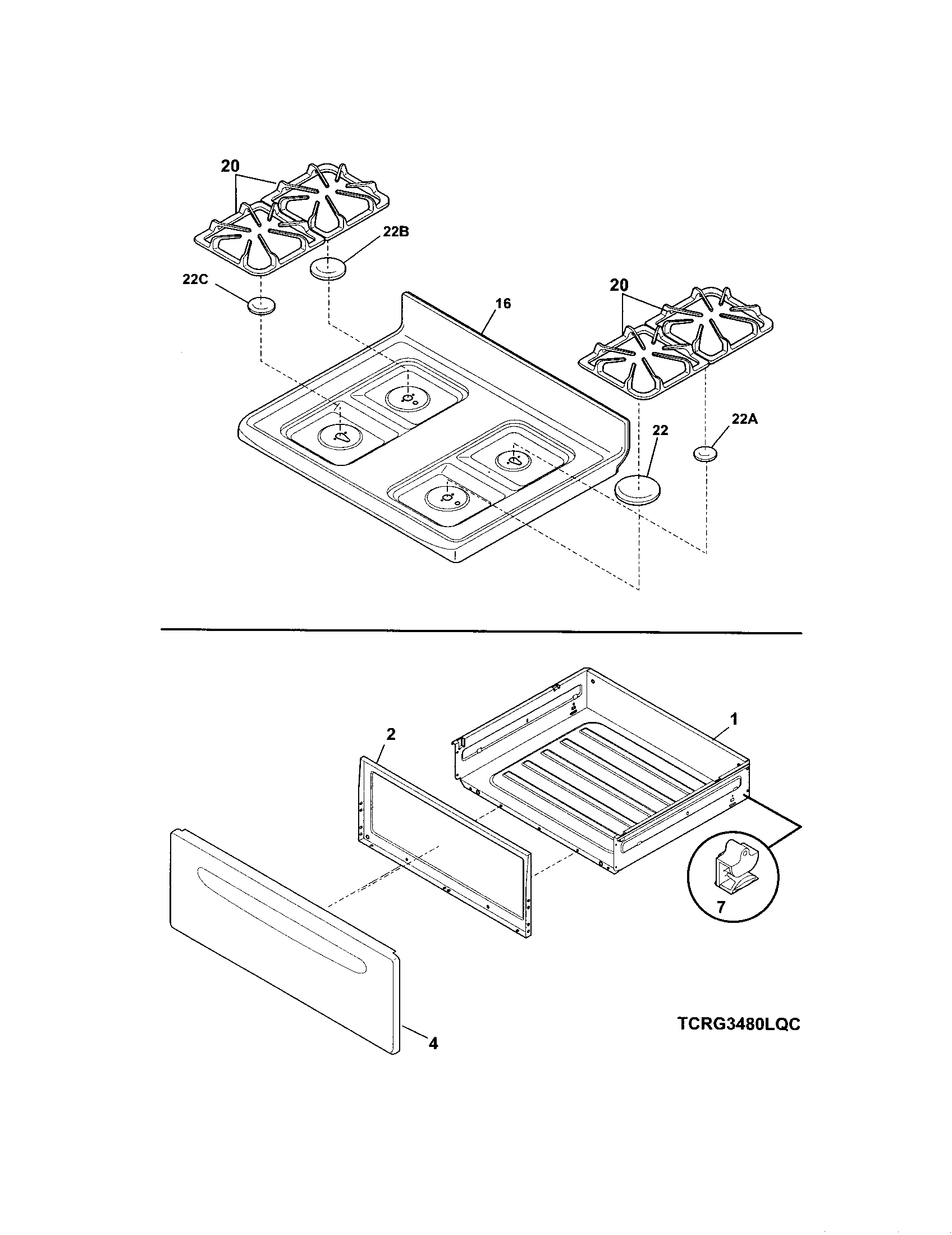 Top/drawer